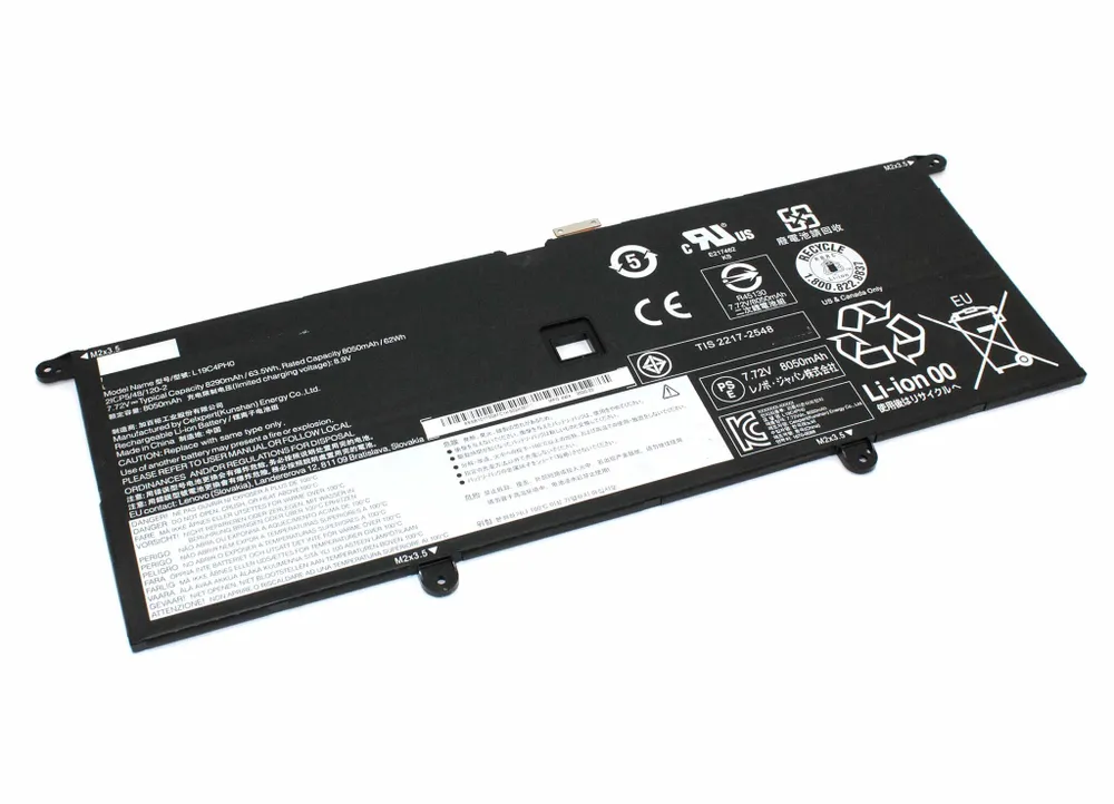 

Аккумуляторная батарея для ноутбука Lenovo Ideapad Yoga Slim 9-14 L19C4PH0 7.72V 63.5Wh, L19C4PH0 7.72V 63.5Wh