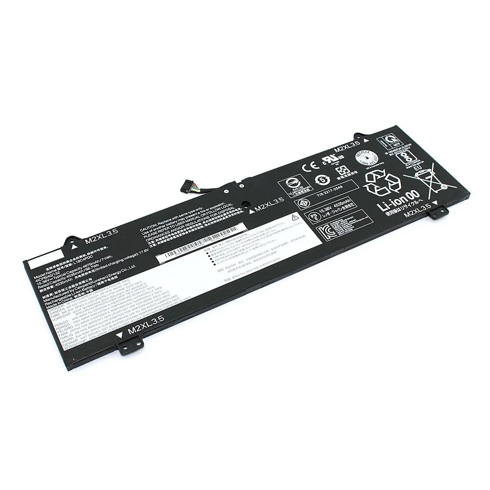 

Аккумуляторная батарея для ноутбука Lenovo Ideapad Yoga 7-14ITL5 L19C4PDC 15.36V 71Wh, L19C4PDC 15.36V 71Wh