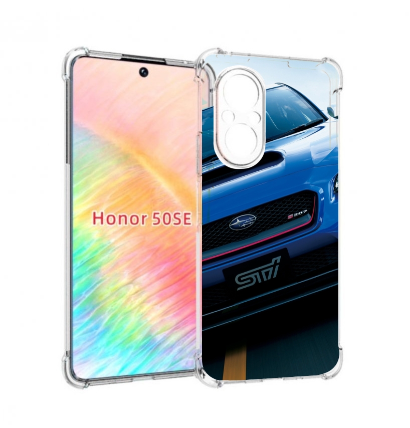 

Чехол бампер MyPads субару subaru 2 для Honor 50 SE противоударный, Прозрачный, Tocco