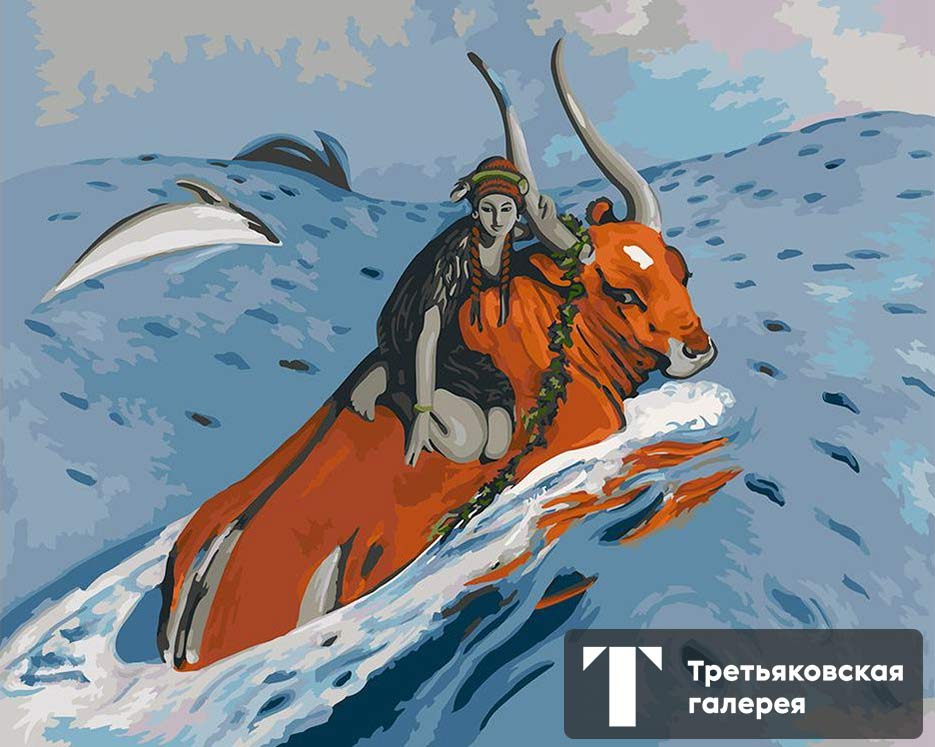 

Картина по номерам Фрея Похищение Европы, 40x50, Фрея Похищение Европы