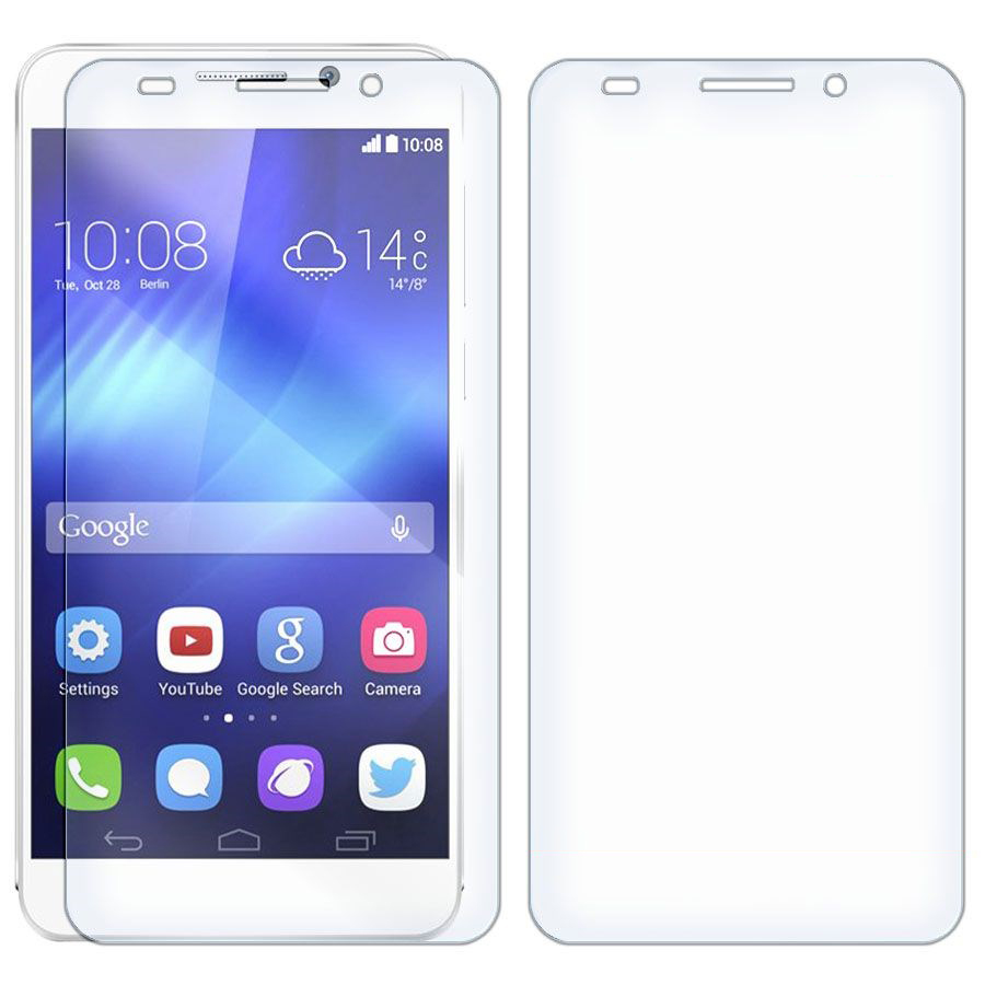 

Комплект из 2-x защитных гибридных стекол для Honor 6