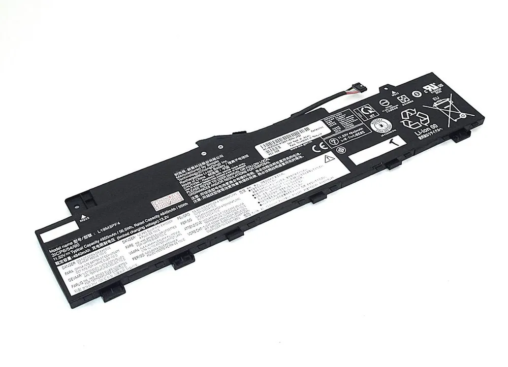 Аккумуляторная батарея для ноутбука Lenovo Ideapad 5-14IIL05 L19M3PF4 11.52V 4955mAh