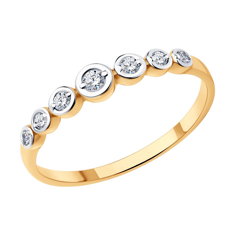 

Кольцо из красного золота с бриллиантом р. 18 Diamant 51-210-01931-1, 51-210-01931-1