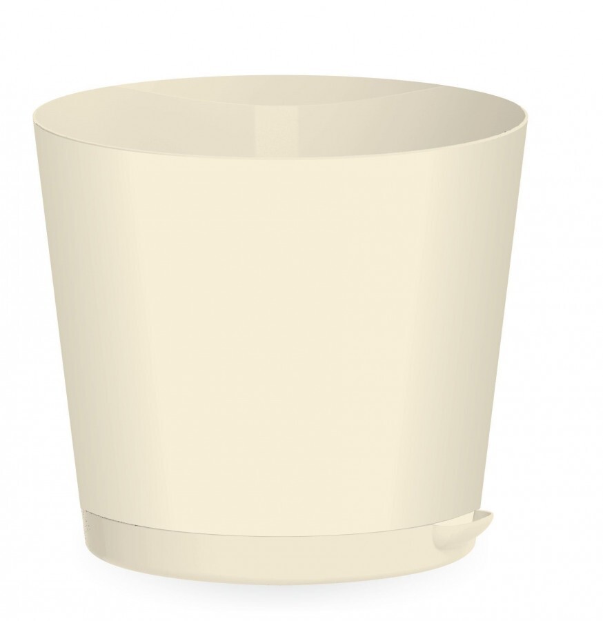 

Цветочный горшок InGreen Easy grow с прикорневым поливом ING47020МП 4 л сливочный 1 шт., Разноцветный, Easy grow с прикорневым поливом