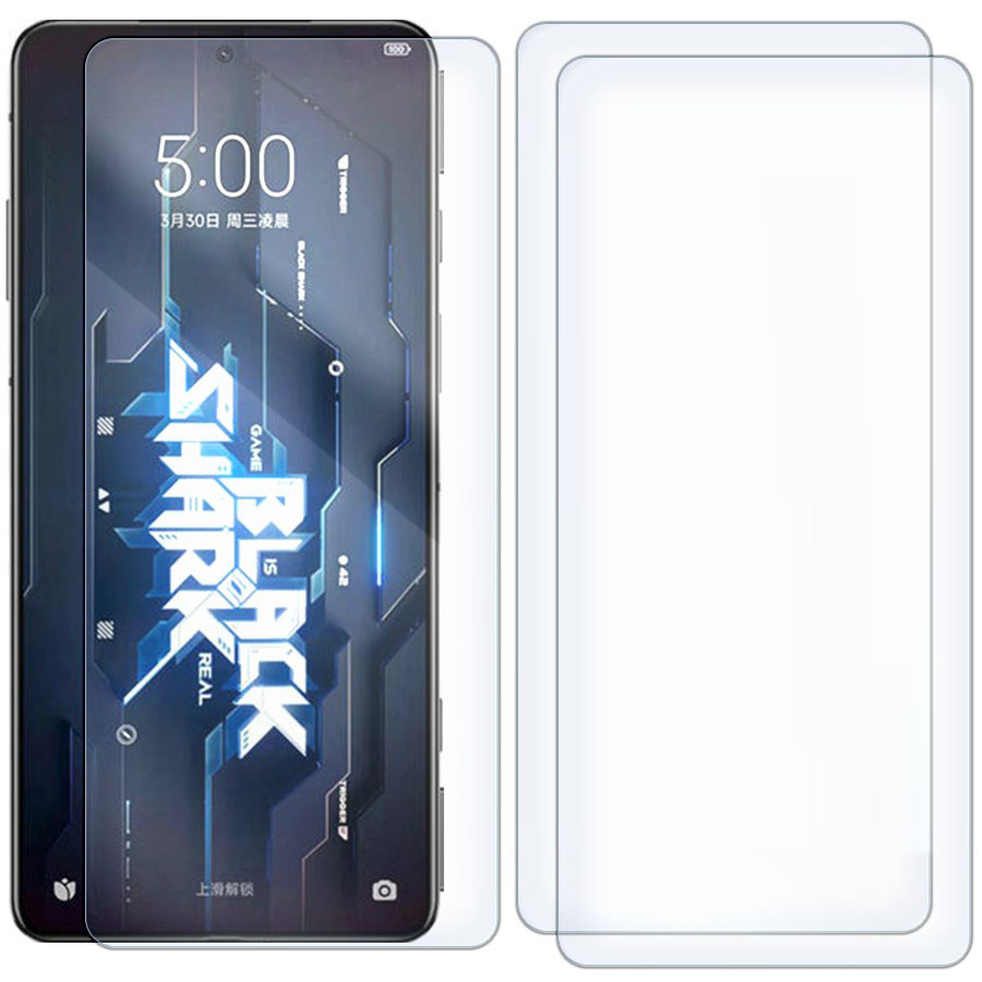

Комплект из 3-x защитных гибридных стекол для Xiaomi Black Shark 5