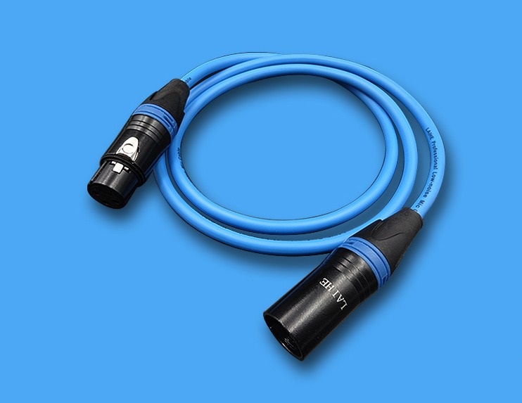 

Балансный кабель NoBrand XLR (F) - XLR (M) 0,5м голубой, Черный, XLR(M)-XLR(F)-0.5mBL