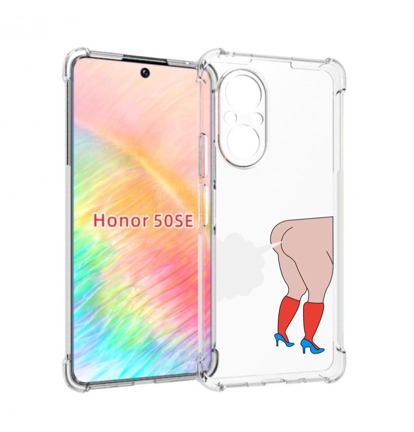 

Чехол бампер MyPads смешная-ситуация детский для Honor 50 SE про, Прозрачный, Tocco