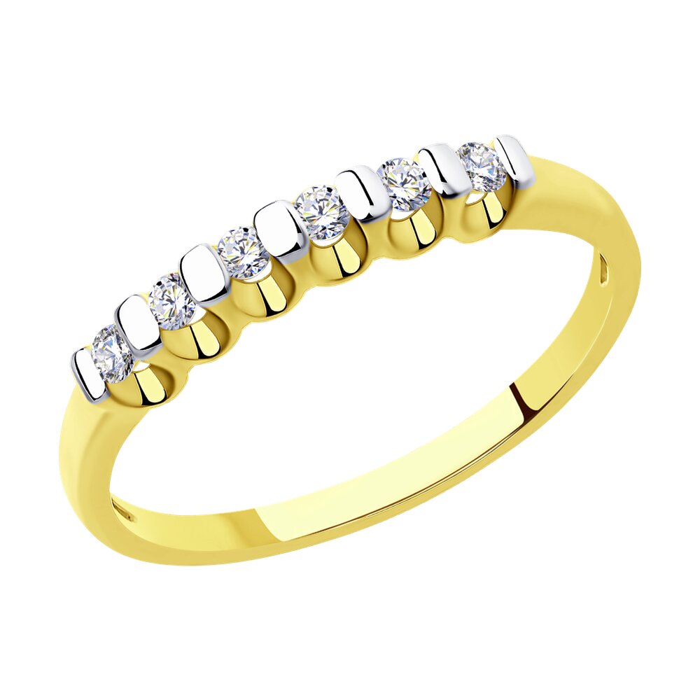 

Кольцо из желтого золота с бриллиантом р. 17,5 Diamant 53-210-01318-1, 53-210-01318-1