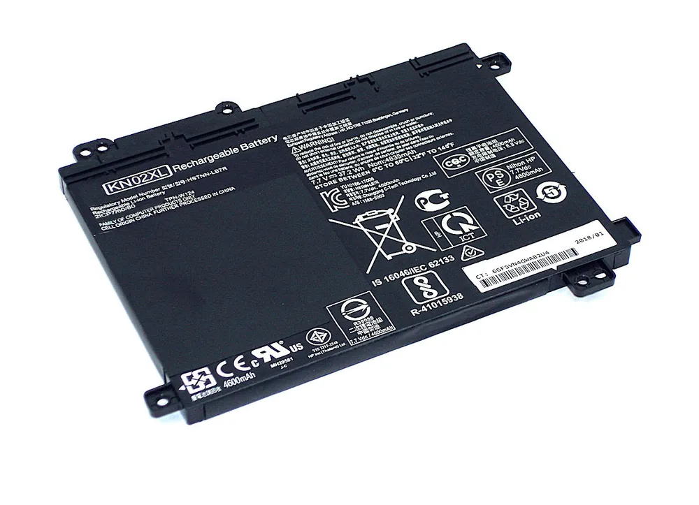 Аккумуляторная батарея для ноутбука HP HSTNN-UB7F KN02XL 7.7V/8.8V 4600mAh