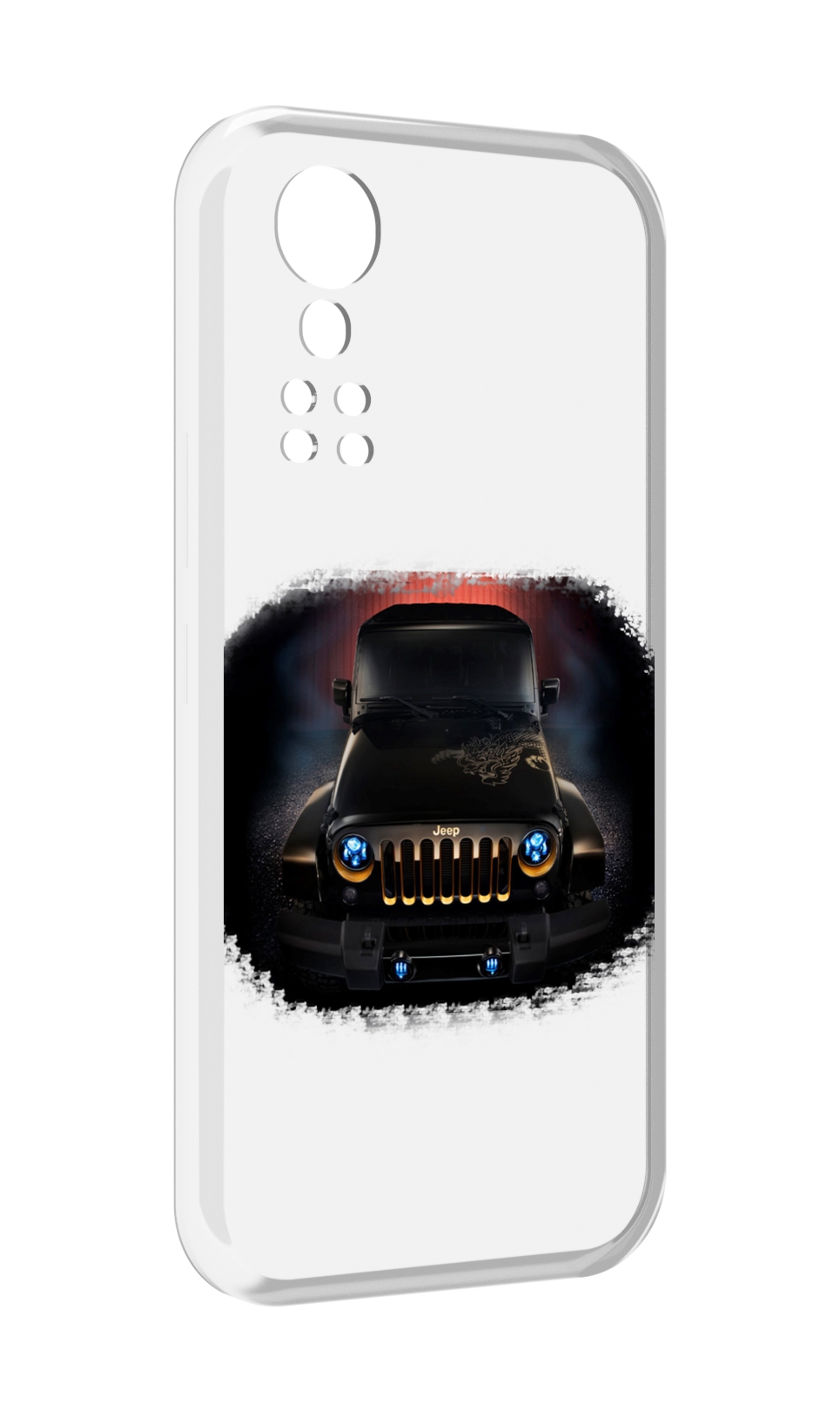 

Чехол MyPads jeep джип 2 для ZTE Axon 30 5G / Axon 30S, Прозрачный, Tocco