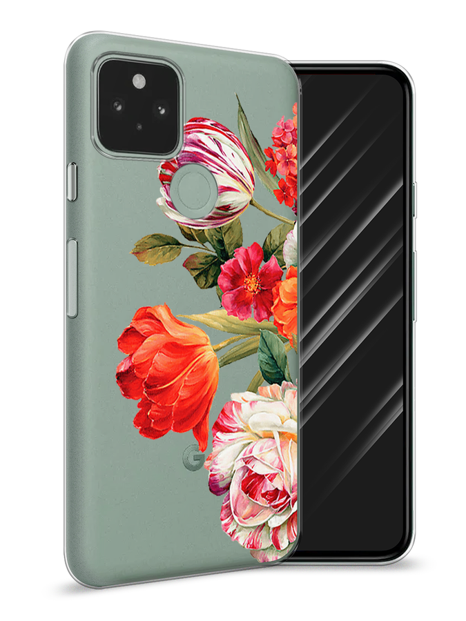 

Чехол Awog на Google Pixel 5A "Весенний букет", Разноцветный, 271050-8