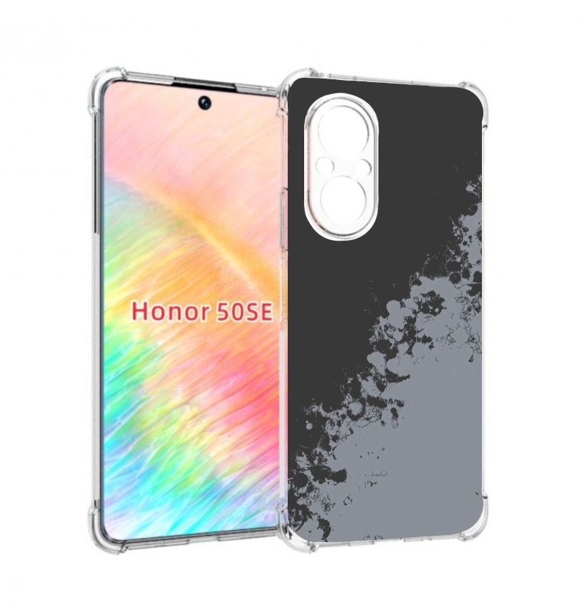 

Чехол бампер MyPads серый-эстетичный для Honor 50 SE противоударный, Прозрачный, Tocco