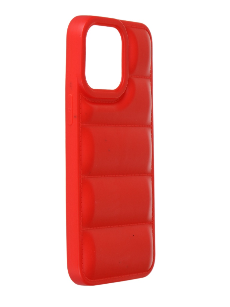 

Чехол DF для APPLE iPhone 14 Pro Max Silicone дутый Red iJacket-04, Красный, APPLE iPhone 14 Pro Max