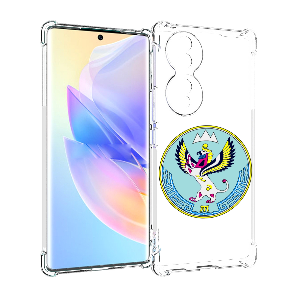 

Чехол MyPads герб-алтаискии-краи для Honor 70, Прозрачный, Tocco
