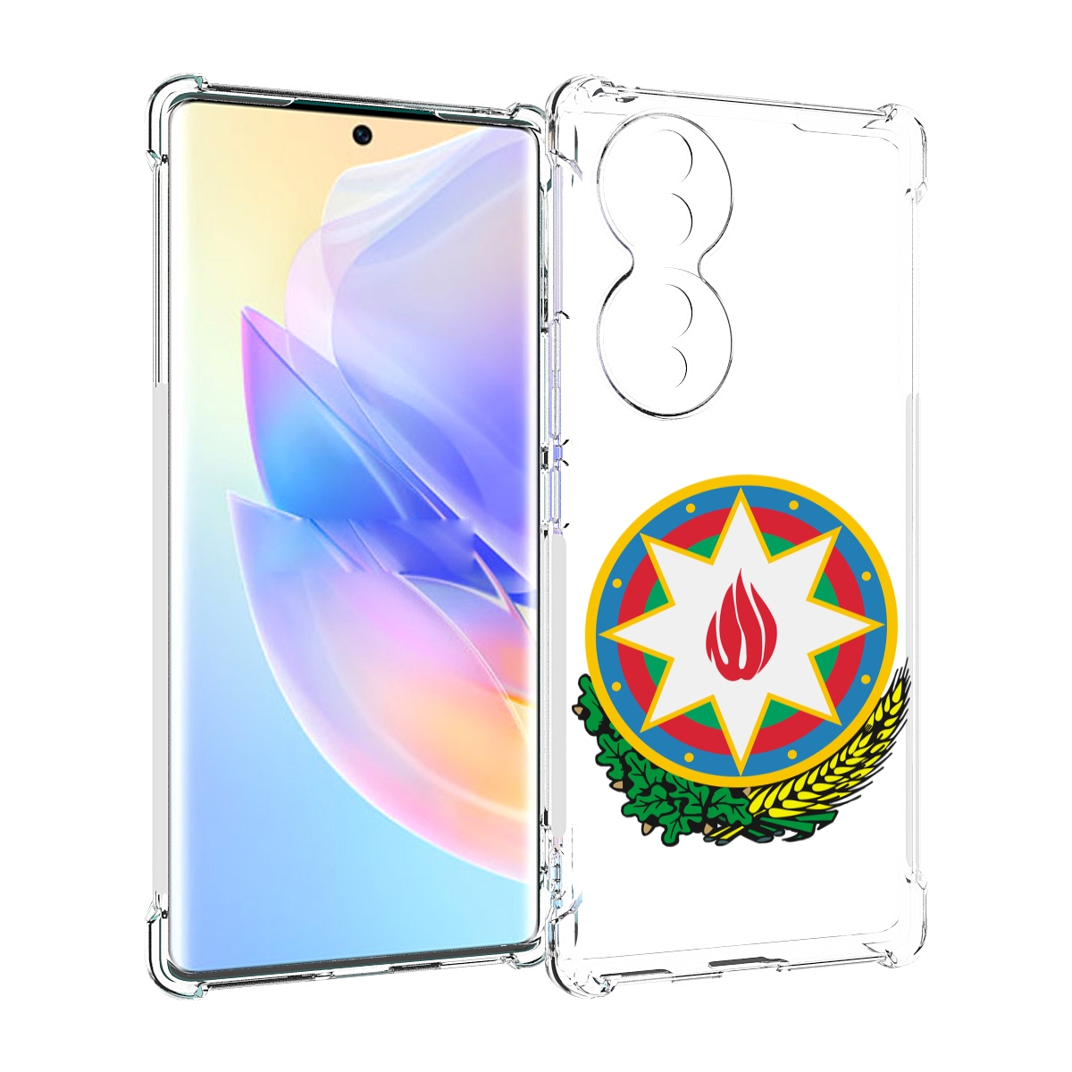 

Чехол MyPads герб-азербаиджан-2 для Honor 70, Прозрачный, Tocco