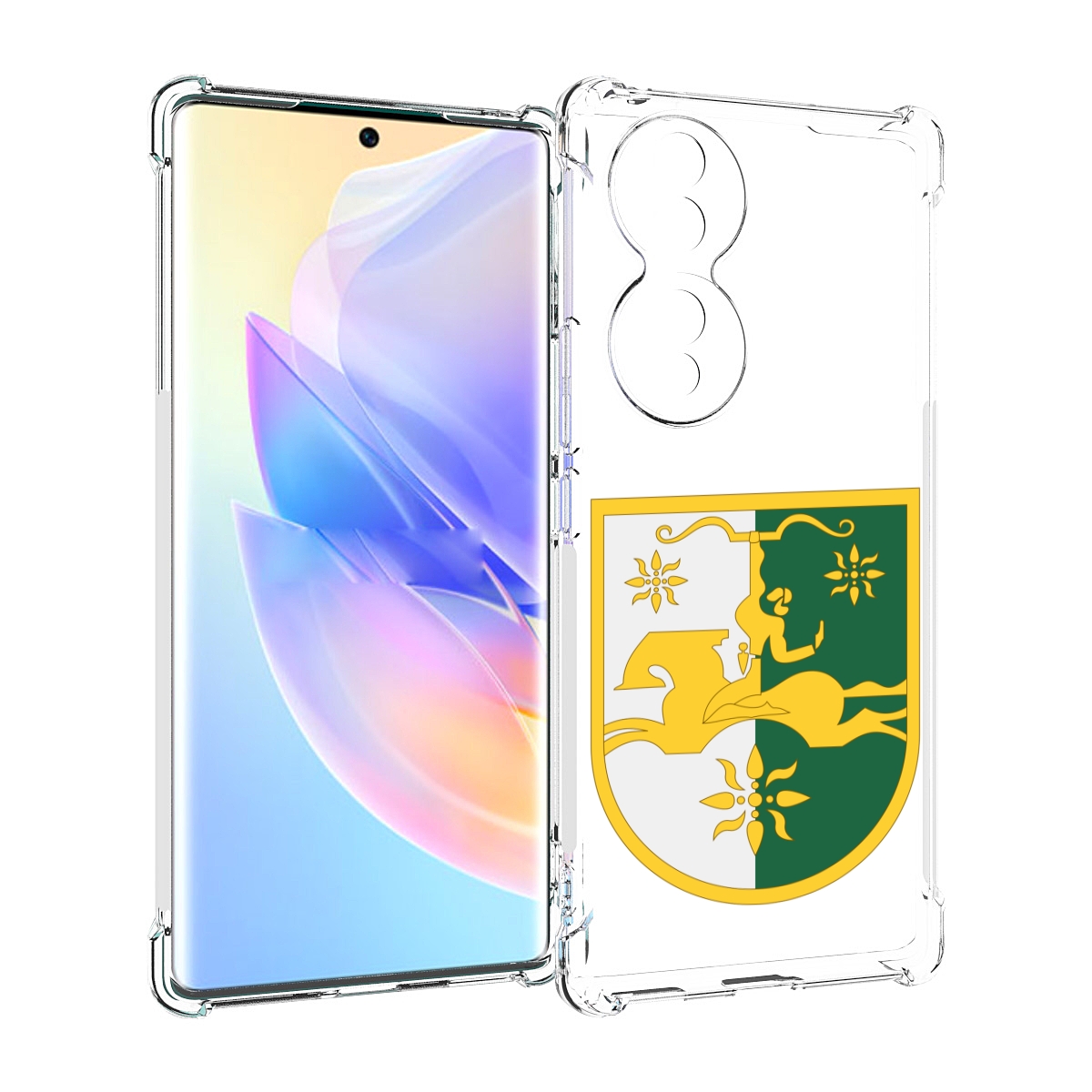 

Чехол MyPads герб-абхазии для Honor 70, Прозрачный, Tocco