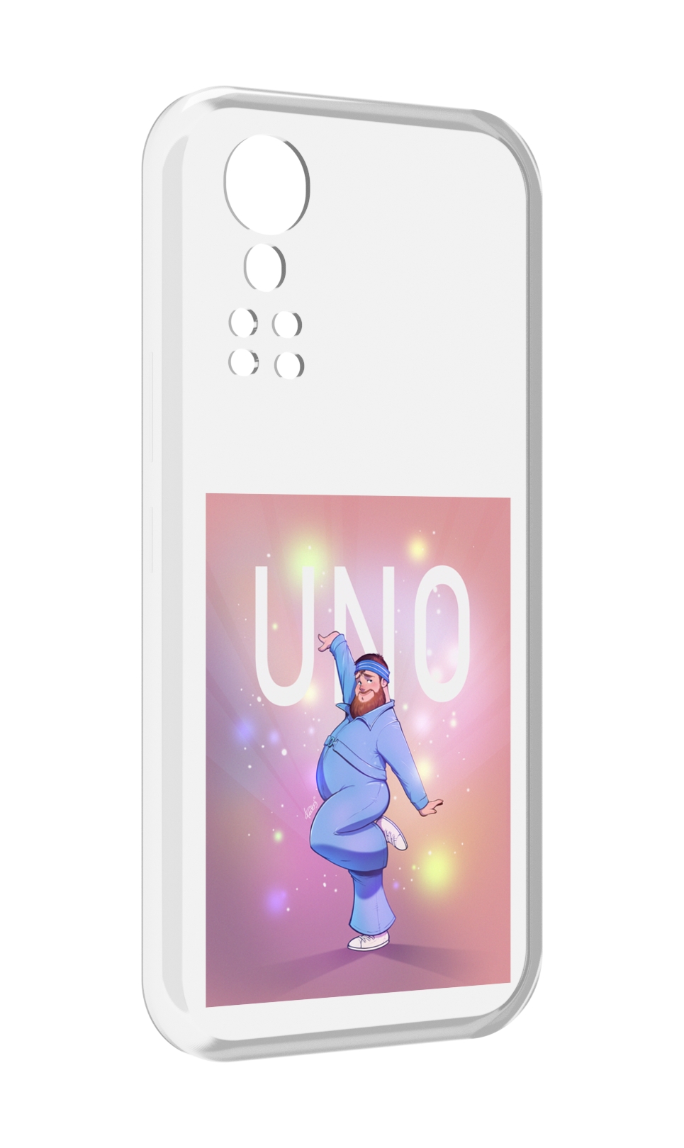 Чехол MyPads UNO-танцор для ZTE Axon 30 5G / Axon 30S