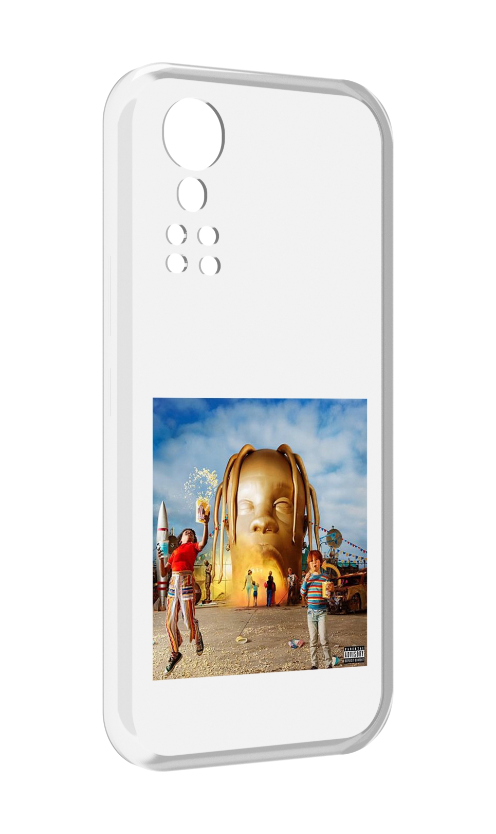 Чехол MyPads Travis Scott - Astroworld для ZTE Axon 30 5G / Axon 30S