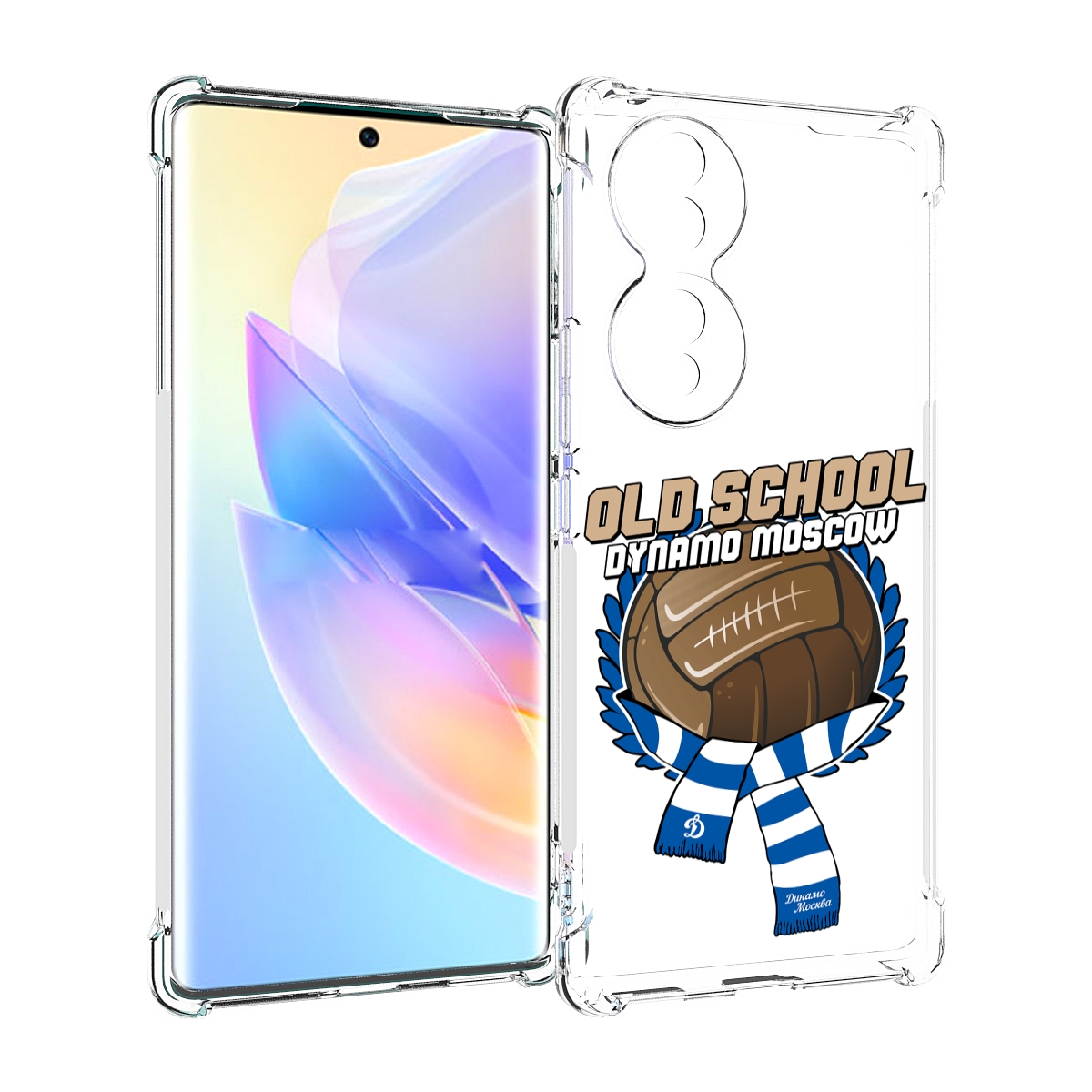 

Чехол MyPads ФК Динамо олд скул для Honor 70, Прозрачный, Tocco