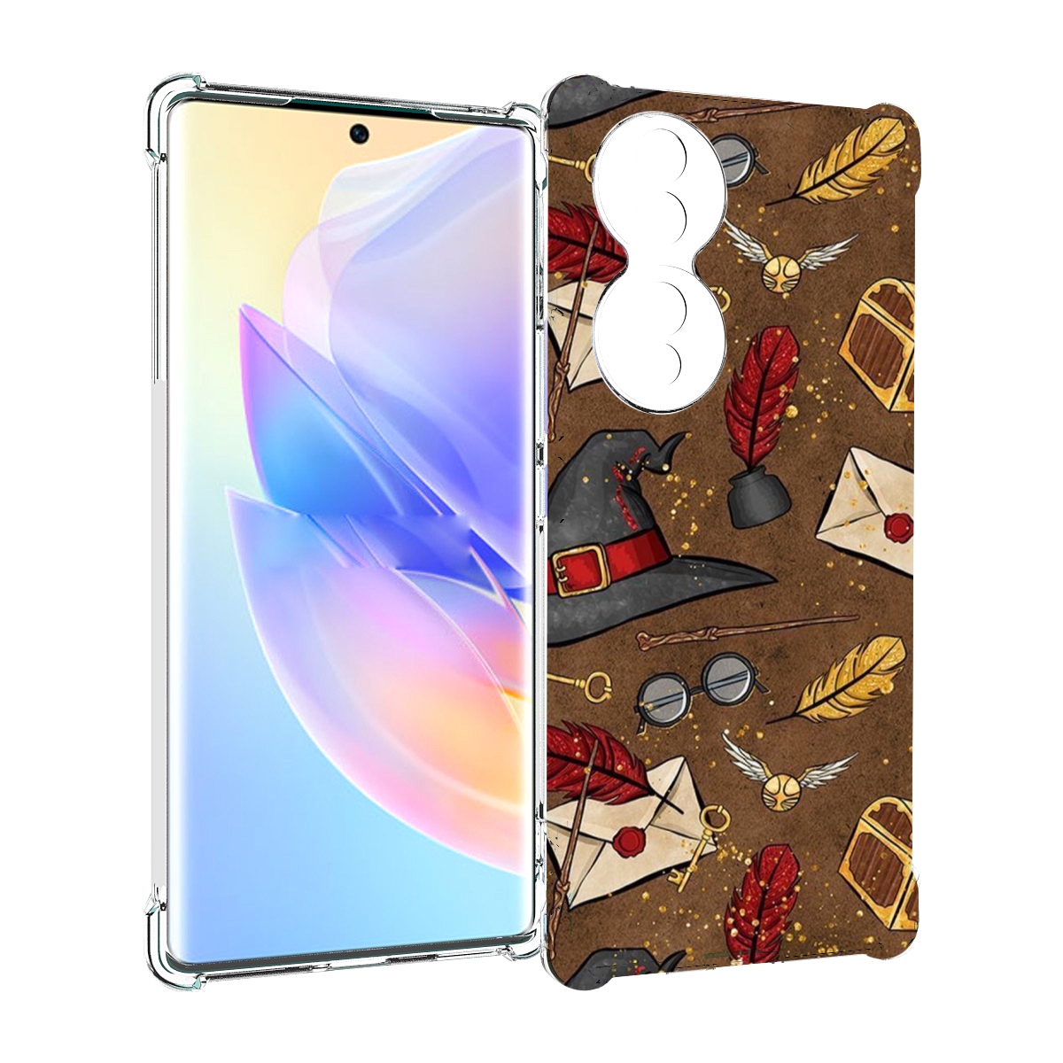 

Чехол MyPads гарри-поттер-вайб для Honor 70, Прозрачный, Tocco
