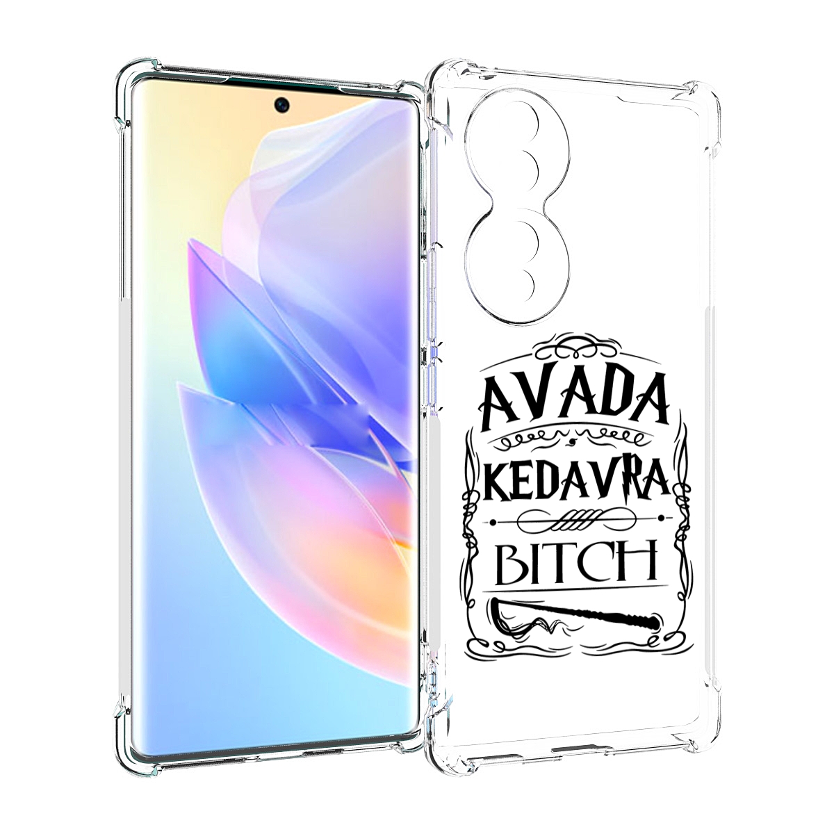 

Чехол MyPads гарри-потер-заклинание для Honor 70, Прозрачный, Tocco