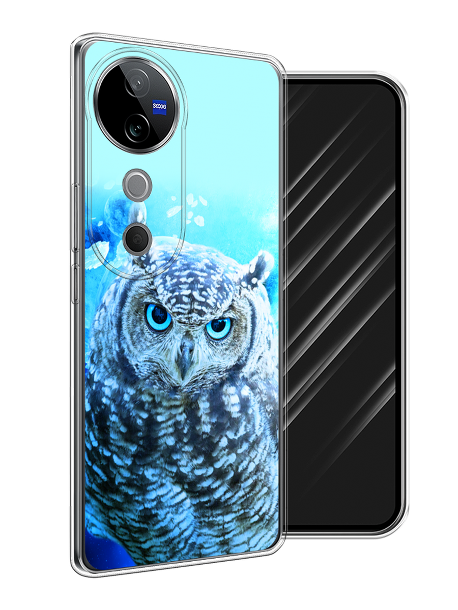 

Чехол Awog на Vivo V40 "Сова арт 7", Синий;голубой, 2611450-1