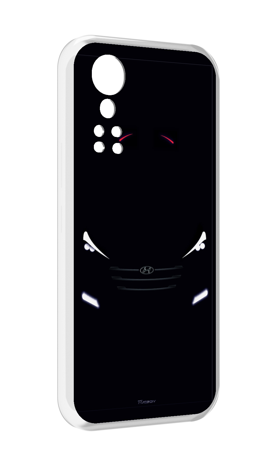 

Чехол MyPads hyundai хендаи 1 для ZTE Axon 30 5G / Axon 30S, Прозрачный, Tocco