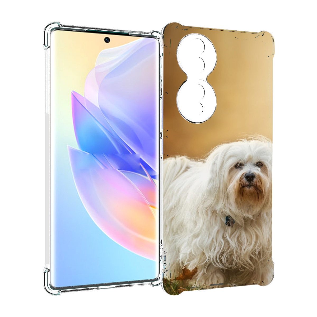 

Чехол MyPads гаванскии бишон для Honor 70, Прозрачный, Tocco