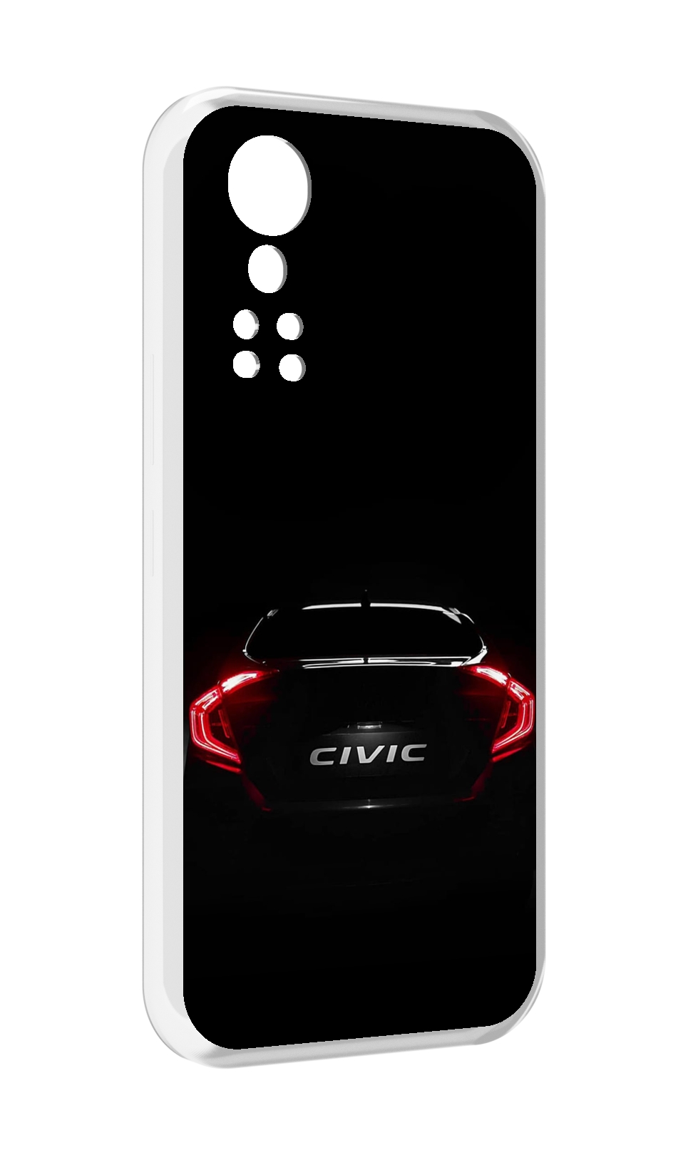

Чехол MyPads honda хонда 2 для ZTE Axon 30 5G / Axon 30S, Прозрачный, Tocco