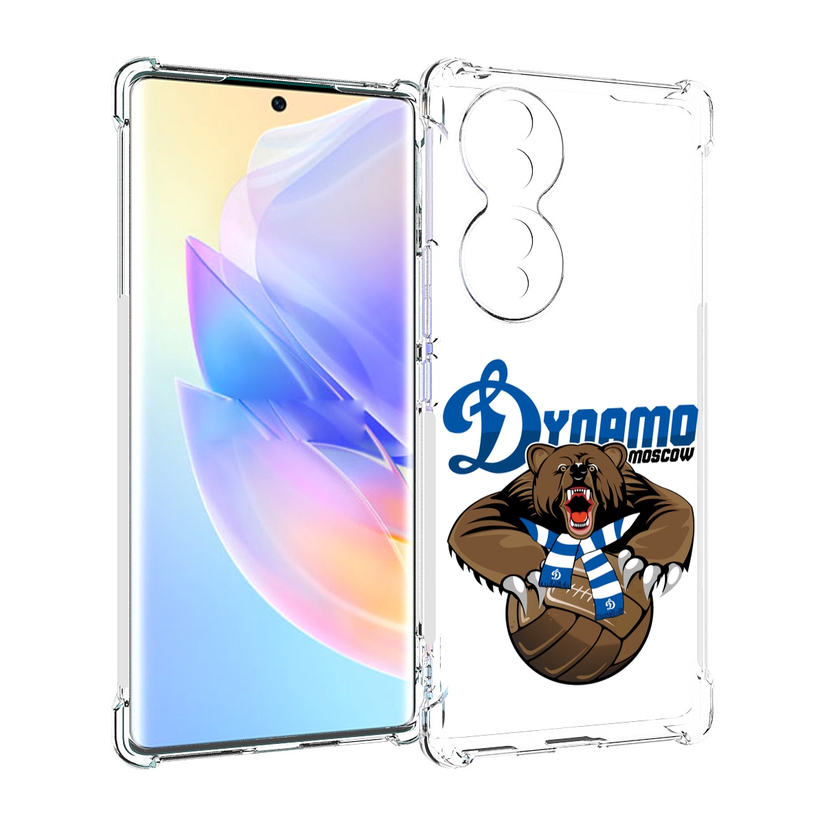 

Чехол MyPads ФК Динамо медведь для Honor 70, Прозрачный, Tocco
