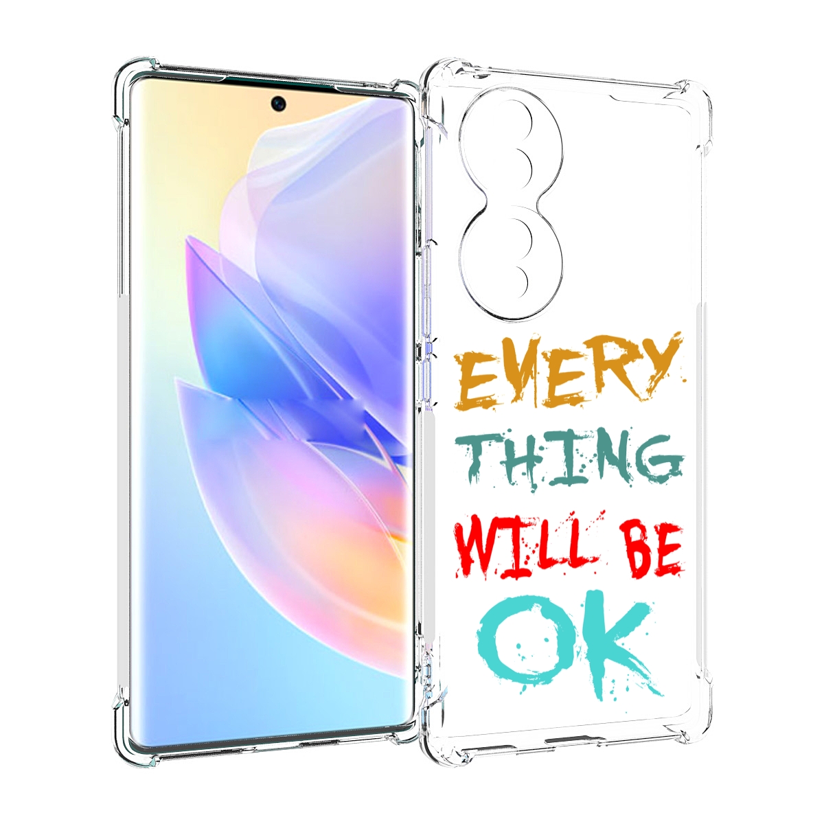 

Чехол MyPads все-будет-хорошо для Honor 70, Прозрачный, Tocco