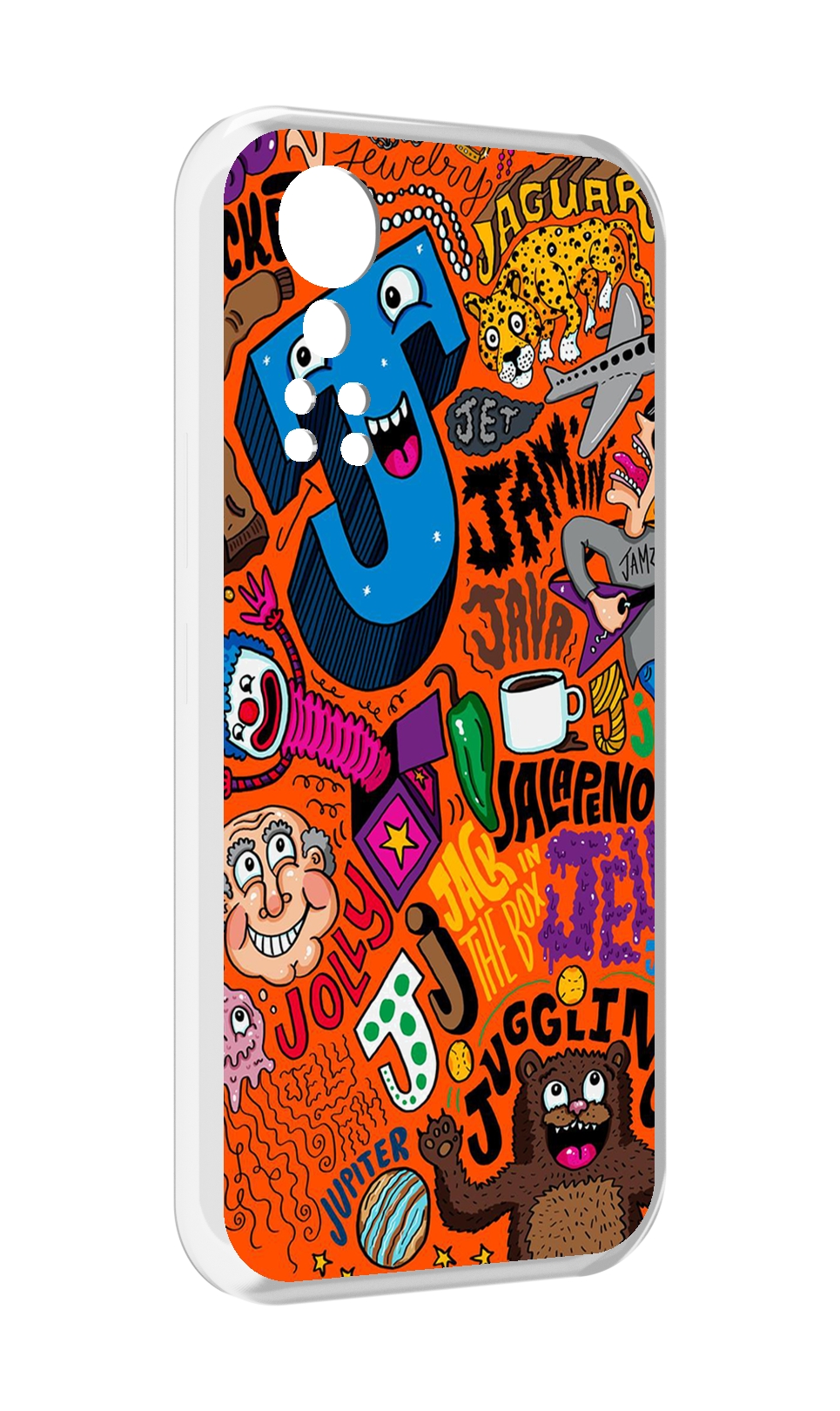 

Чехол MyPads funky-decor для ZTE Axon 30 5G / Axon 30S, Прозрачный, Tocco