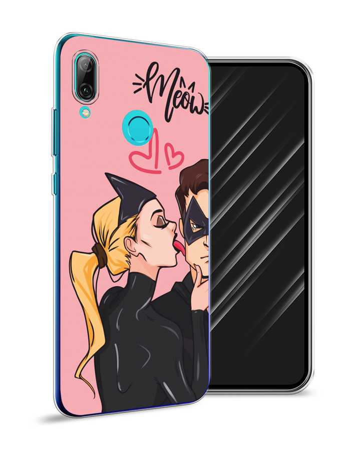 

Чехол Awog на Honor 10 Lite, Huawei P Smart 2019 "Kiss of Cat Woman", Розовый;черный;бежевый, 67550-1