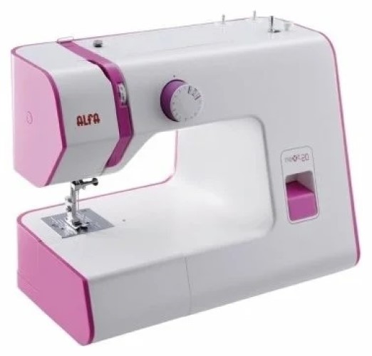 Швейная машина Alfa NEXT 20 белый, розовый швейная машина juki juki hzl 355zw a белый розовый