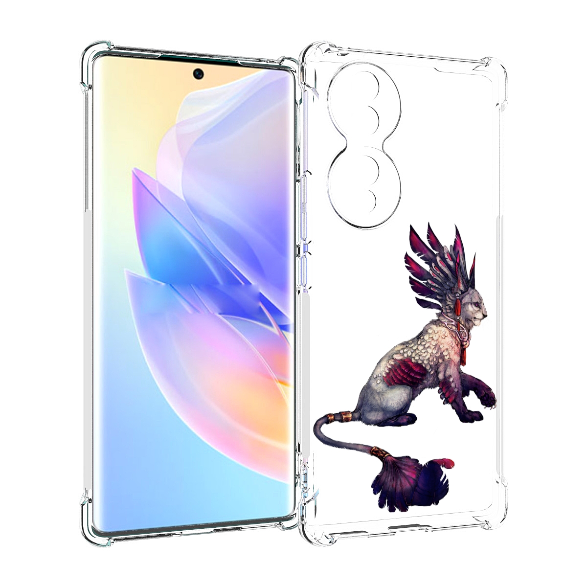 

Чехол MyPads волшебная-пума для Honor 70, Прозрачный, Tocco