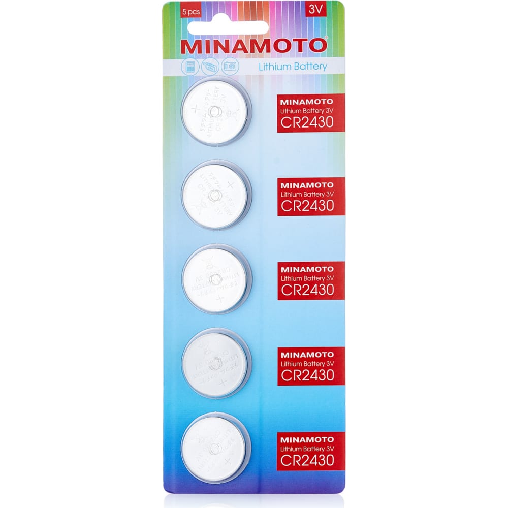 Minamoto батарейка литий CR-2430 5/card 82430