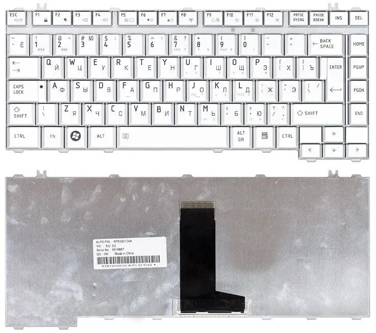 

Клавиатура для Toshiba Satellite A200 A205 A210 A215 A300 A305 A400 A405 F40 L300 M200 M30