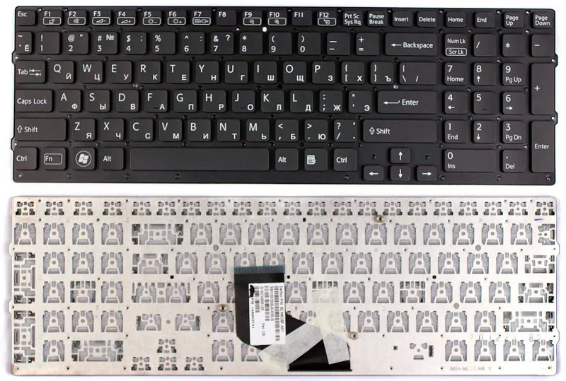 

Клавиатура для Sony Vaio VPC-F219FC VPC-F23 Series, Русская, Чёрная