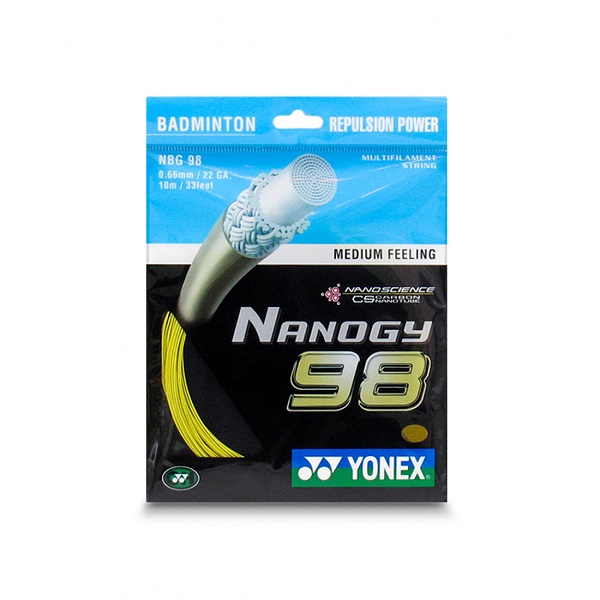 

Струна для бадминтона Yonex 10m NBG-98, Yellow, Желтый, NBG-98