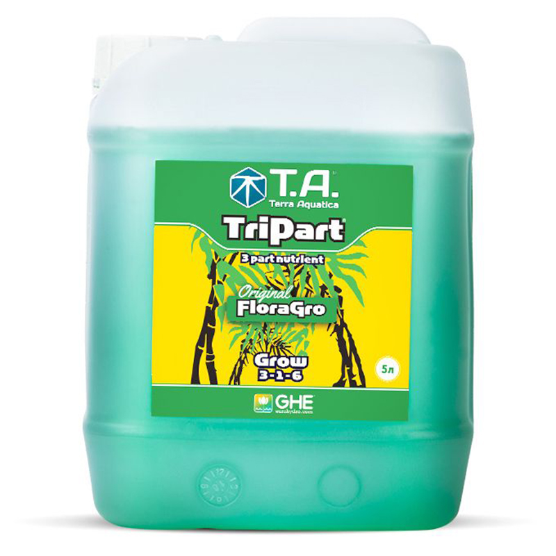 

Удобрение T.A. (GHE) TriPart Flora Gro 5л, TriPart Flora Gro