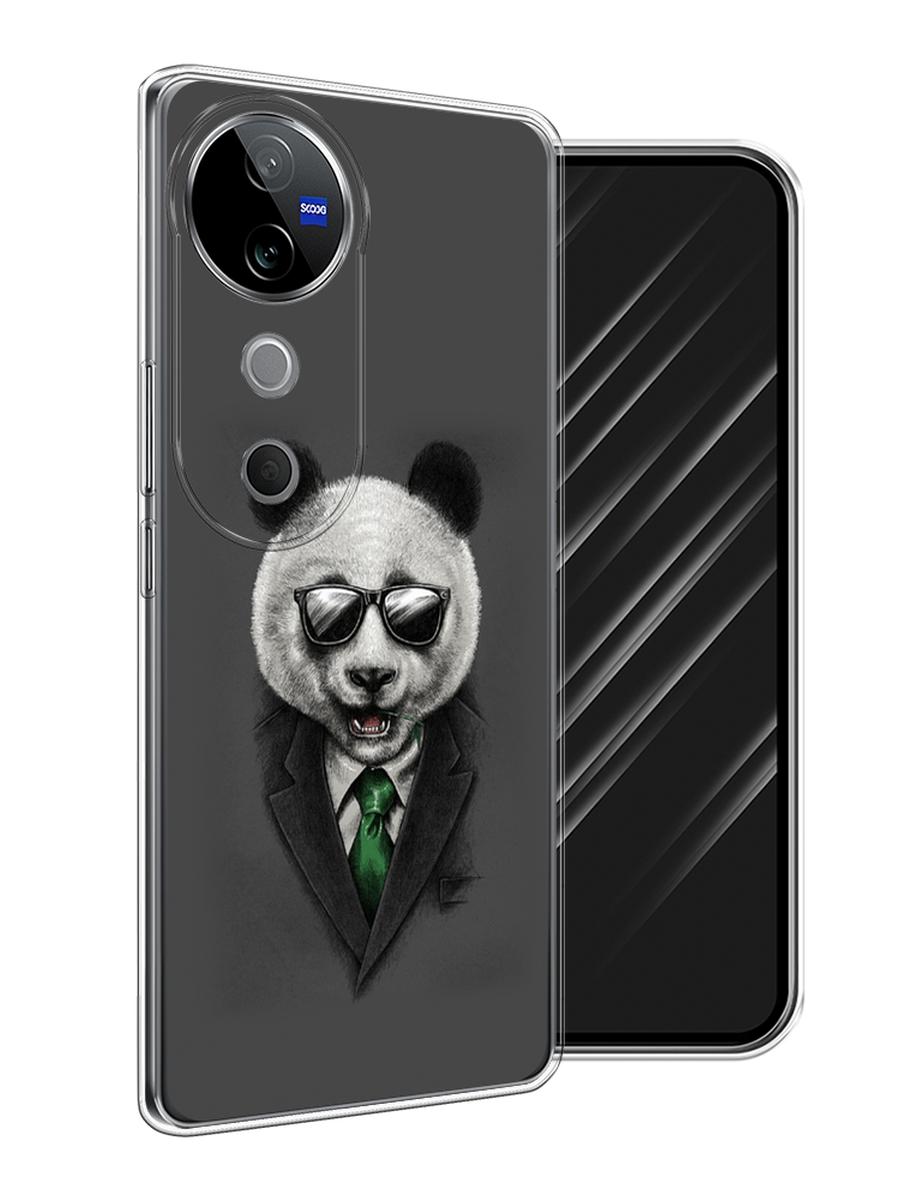 

Чехол Awog на Vivo V40 "Деловая панда", Серый;зеленый, 2611450-1