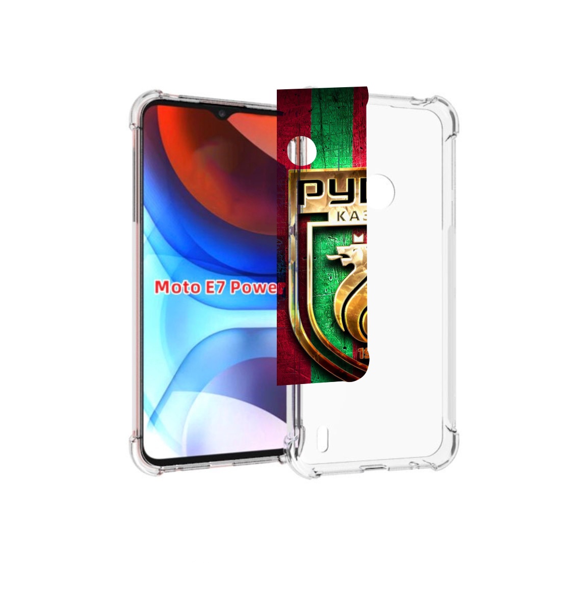 

Чехол MyPads фк рубин казань для Motorola Moto E7 Power, Прозрачный, Tocco
