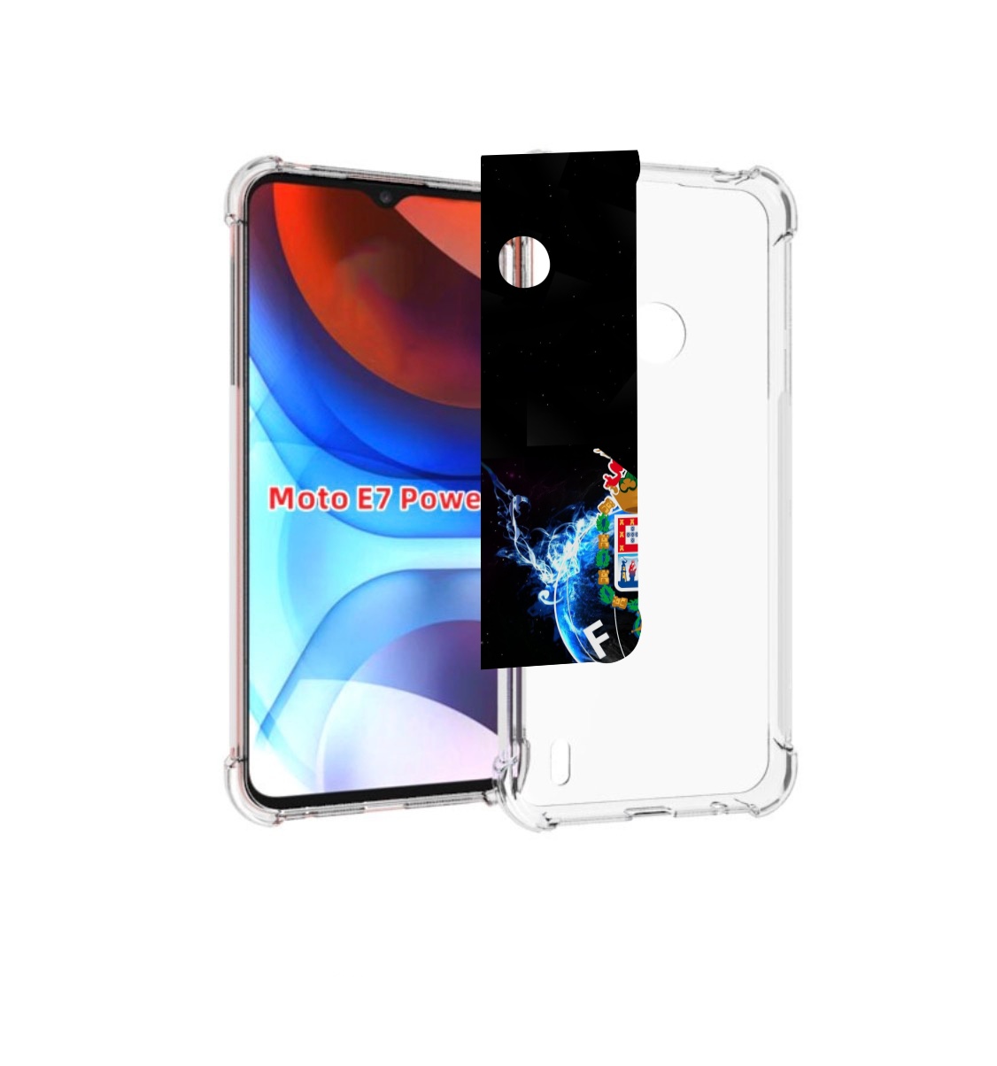 

Чехол MyPads фк порту для Motorola Moto E7 Power, Прозрачный, Tocco
