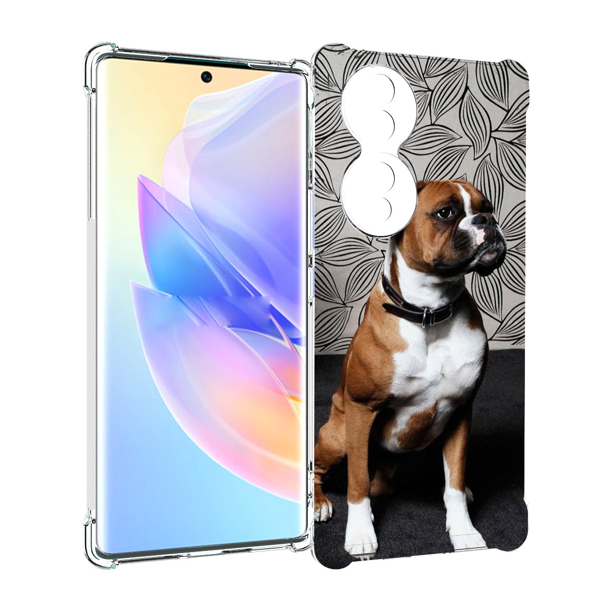 

Чехол MyPads боксер собака для Honor 70, Прозрачный, Tocco