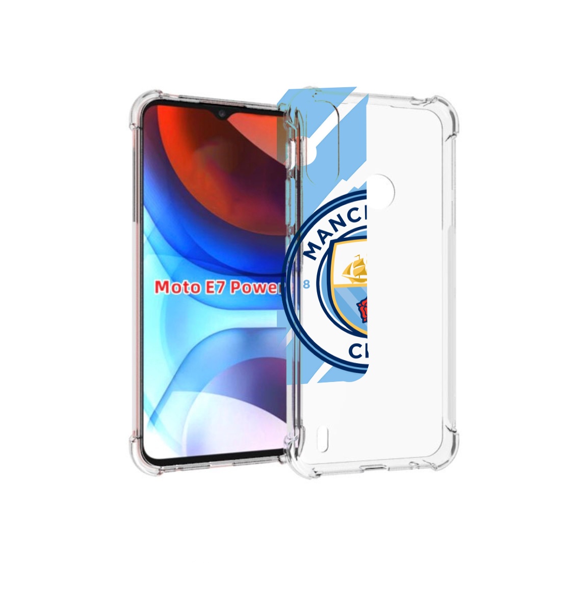 

Чехол MyPads фк манчестер сити для Motorola Moto E7 Power, Прозрачный, Tocco