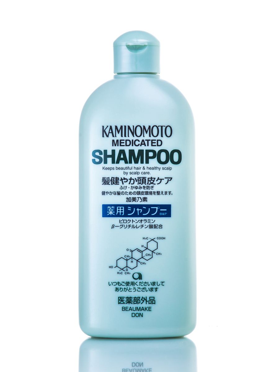 фото Шампунь kaminomoto medicated b&p, 300 мл