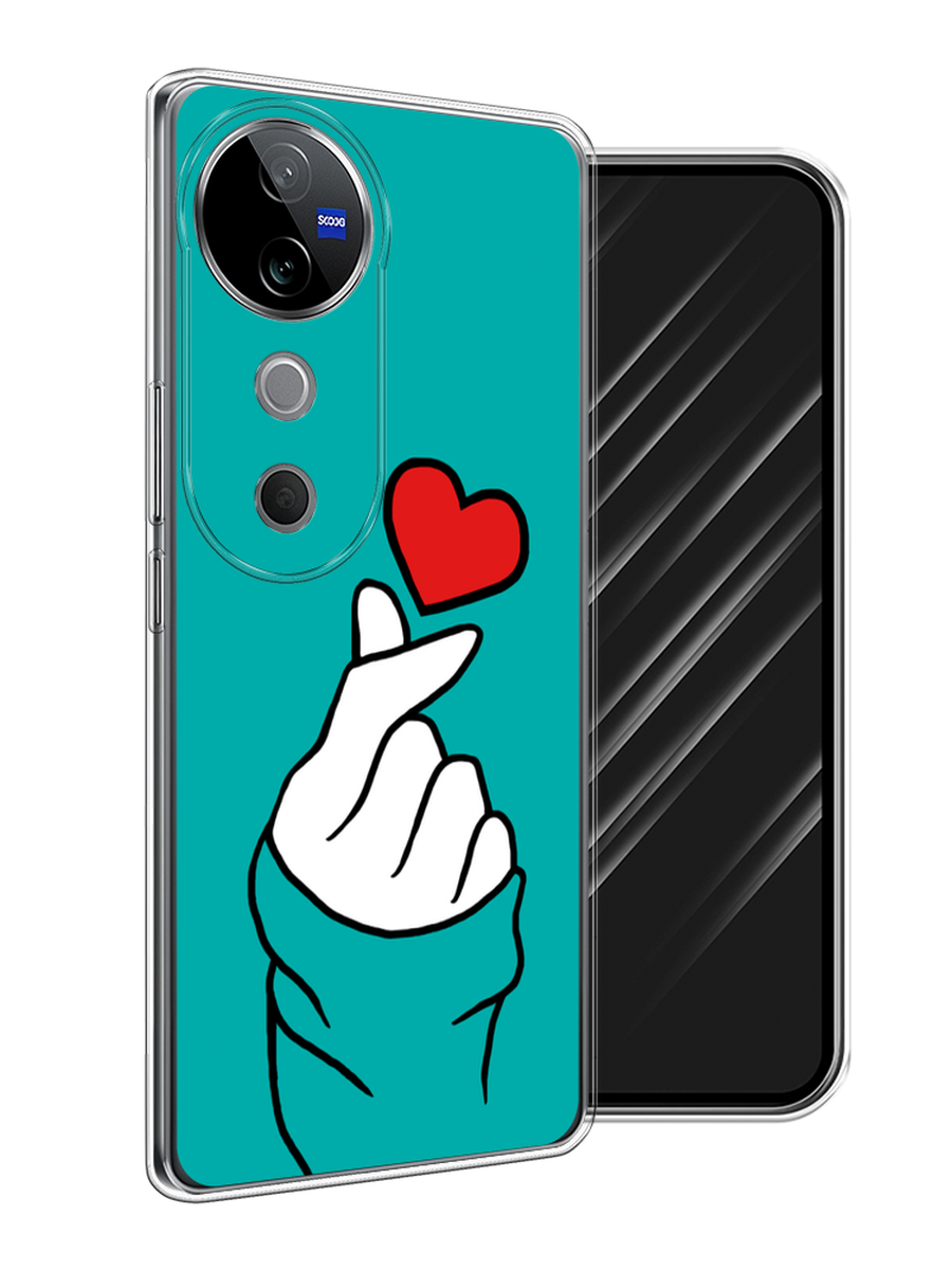 

Чехол Awog на Vivo V40 "Маленькое сердечко", Голубой;белый;красный, 2611450-1