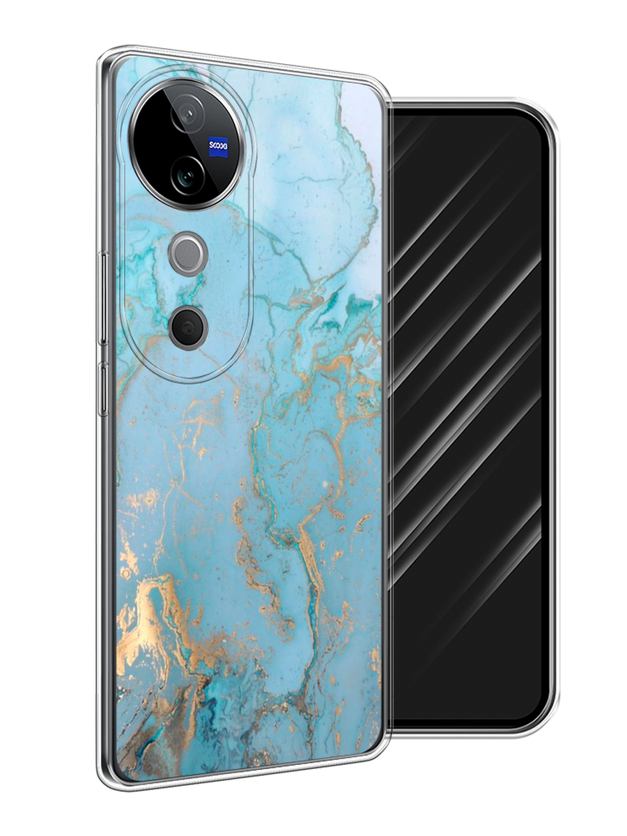 

Чехол Awog на Vivo V40 "Голубой мрамор рисунок", 2611450-1