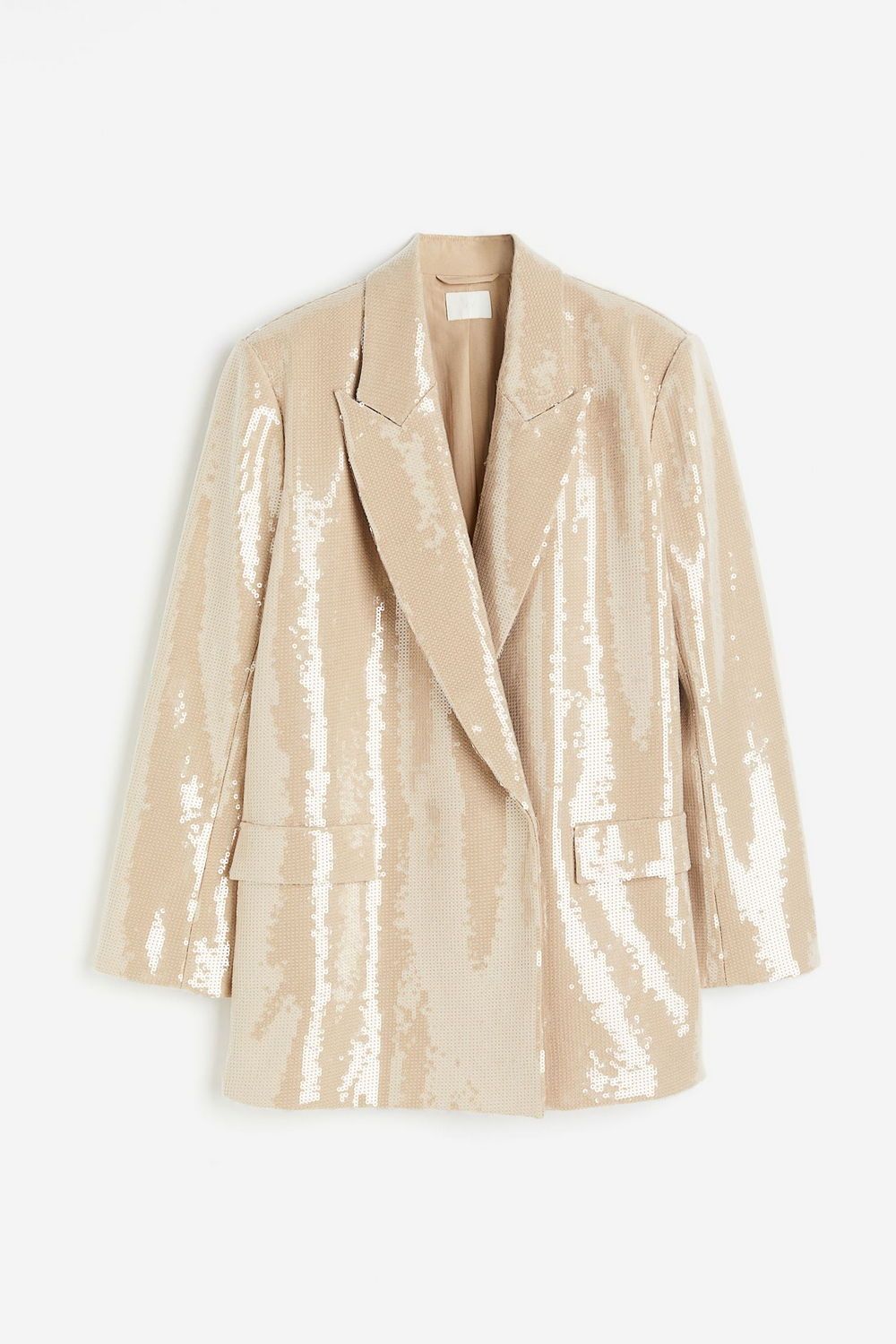 

Пиджак женский H&M 1198069 бежевый XL, 1198069
