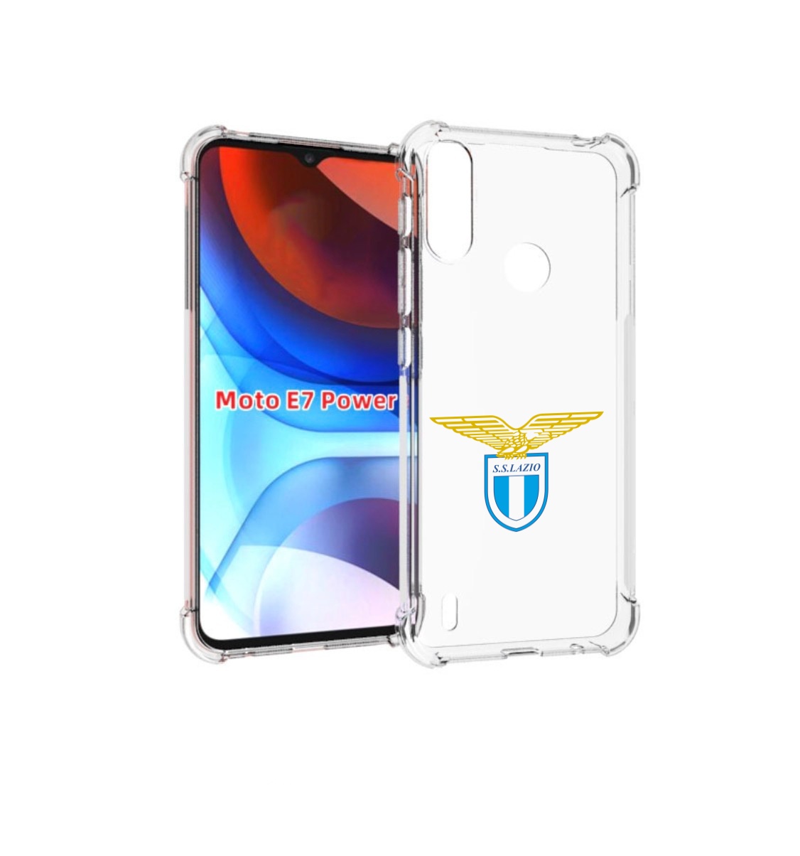 

Чехол MyPads фк лацио для Motorola Moto E7 Power, Прозрачный, Tocco